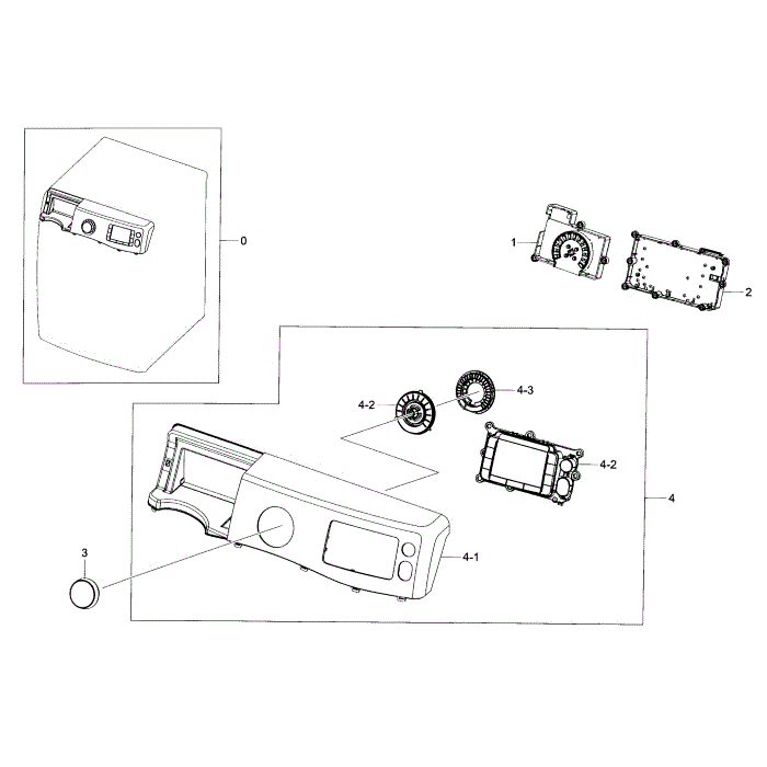 Control Panel Diagram and Parts List for WF433BTGJWR A2-00 Samsung Washer