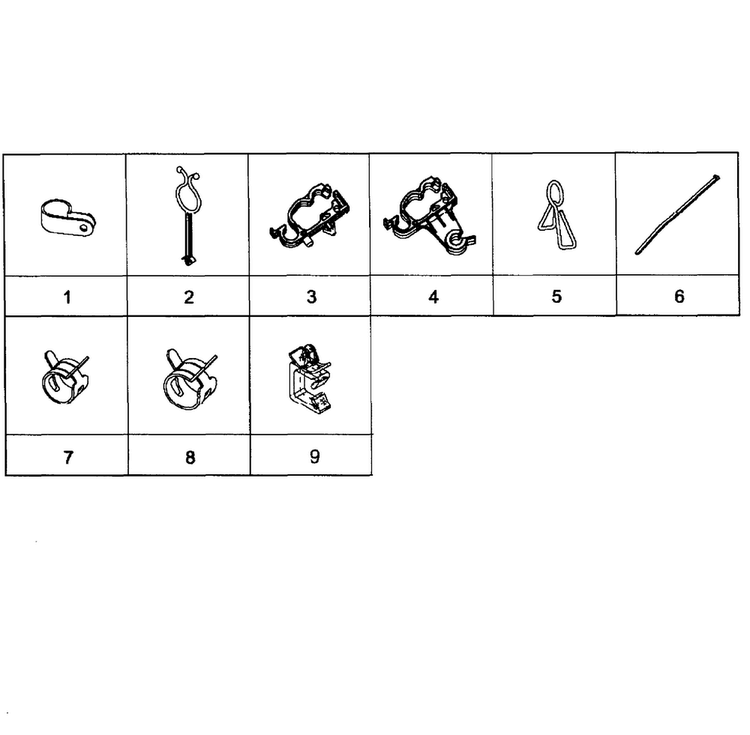 Small Parts Diagram and Parts List for WA50F9A8DSW A2-0001 Samsung Washer