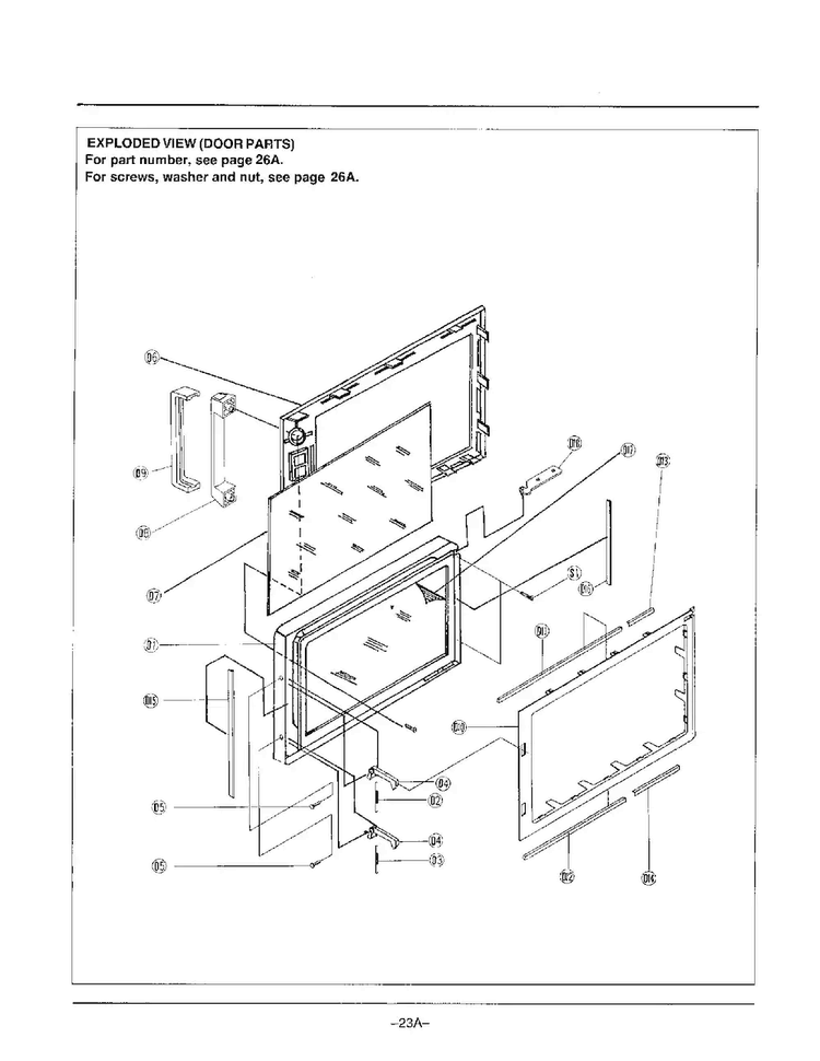 Parts List Page 6 Diagram and Parts List for MW2030U XAA Samsung Microwave