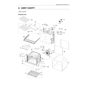Part Location Diagram of DG94-00870B Dacor ASSEMBLY BRACKET SUB;NE58F9710