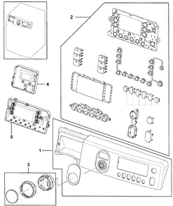 Control Panel Diagram and Parts List for WF448AAP XAA-0008 Samsung Washer