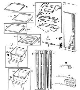 Part Location Diagram of DA64-00085B Samsung KNOB-MOISTURE CONTROL(ET