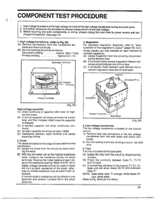 Component Test Procedure Diagram and Parts List for MW4530U XAA Samsung Microwave