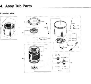 Part Location Diagram of DC91-11258E Samsung Screw Assembly