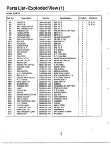 Parts List - Exploded View Page 4 Diagram and Parts List for MW3500T XAA Samsung Microwave