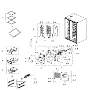 Part Location Diagram of DA32-00029R Samsung Temperature Sensor