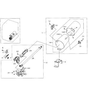 Heater Assembly Diagram and Parts List for DV431AGP XAA-02 Samsung Dryer