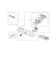 Control Panel Diagram and Parts List for WF461ABP XAA-0002 Samsung Washer