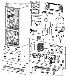 Part Location Diagram of DA97-00209W Samsung Freezer Water Pipe Assembly