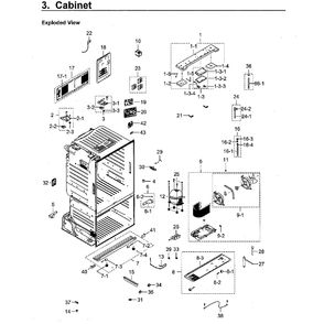 Part Location Diagram of 3903-001032 Samsung Power Cord