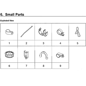 Small Diagram and Parts List for WA52M7750AW A4-0000 Samsung Washer