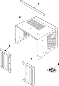 Outer Case Assembly Diagram and Parts List for AW060CM XAA Samsung Air Conditioner