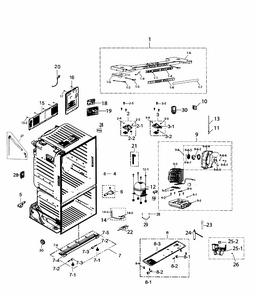 Part Location Diagram of DA97-13268A Samsung Water Filter Hose Assembly