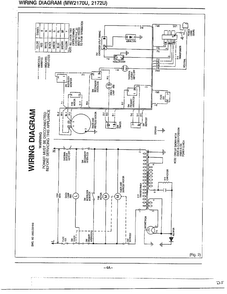 Wiring Diagram Page 2 Diagram and Parts List for MW2170U XAA Samsung Microwave