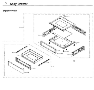 Cooktop Diagram and Parts List for NE58K9430SS AA-0000 Samsung Range