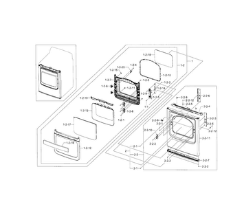Part Location Diagram of DC61-03053A Samsung Guide holder