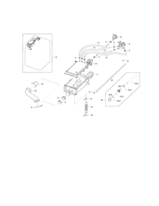 Housing Drawer Diagram and Parts List for WF461ABP XAA-0001 Samsung Washer