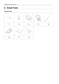 Small Parts Diagram and Parts List for WA54R7600AC US-00 Samsung Washer