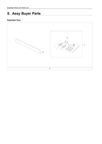 Buyer Parts Assembly Diagram and Parts List for DW60R2014US AA-01 Samsung Dishwasher