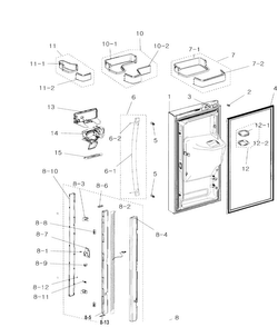 Part Location Diagram of 6009-001526 Samsung Screw