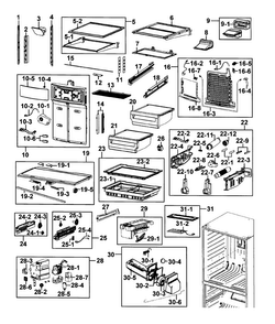 Part Location Diagram of DA63-05408B Samsung Led Filter Cover