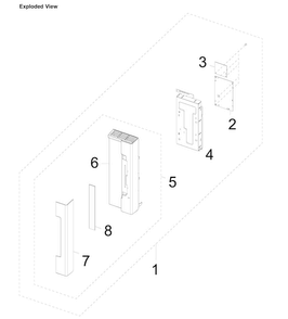 Control Box Diagram and Parts List for SMH2117S XAA-0002 Samsung Microwave