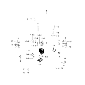 Cycle Assembly Diagram and Parts List for RF34H9950S4 (AA)(0000) Samsung Refrigerator