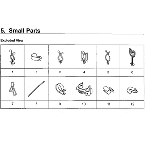 Small Diagram and Parts List for WA5471ABW XAA-01 Samsung Washer