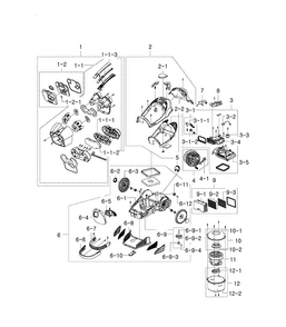 Part Location Diagram of DJ70-30110A Samsung Roller Shaft
