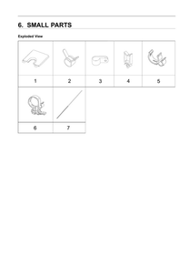 Small Parts Diagram and Parts List for WA50R5200AW US-00 Samsung Washer