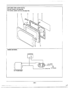 Complete Microwave Assembly Page 4 Diagram and Parts List for MW2170U XAA Samsung Microwave