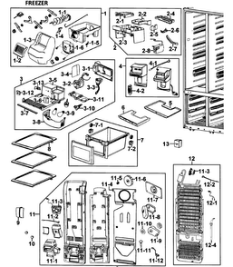 Part Location Diagram of DA63-02714B Samsung COVER-SENSOR-FRE;NEXT-PJ