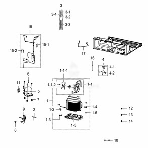 Cycle Diagram and Parts List for RF28K9380SG (AA)(0003) Samsung Refrigerator