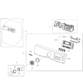 Part Location Diagram of DC64-02727A Samsung Decoration-encoder