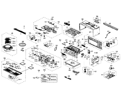 Part Location Diagram of DC68-04224C Samsung Owner's manual