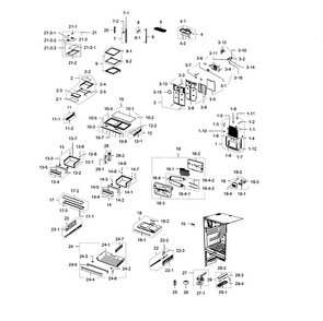 Part Location Diagram of DA97-14349A Samsung Hanger Assembly