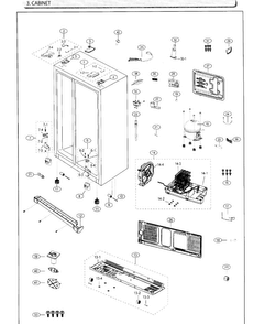 Part Location Diagram of DA97-06969B Samsung Assembly chassis Complete