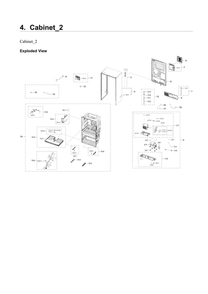 Part Location Diagram of DA97-14866C Samsung Assy guide hose-bottom