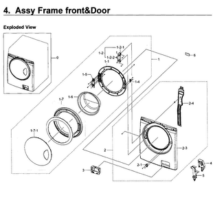 Part Location Diagram of DC72-00015L Samsung Absorber Sponge
