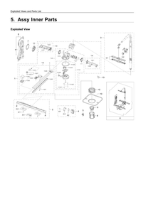 Part Location Diagram of DD61-00576A Samsung Lower Bracket (Right)