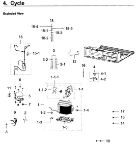 Part Location Diagram of DA63-08236A Samsung Tray