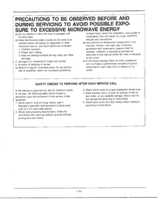 Precautions Diagram and Parts List for MW2070U XAA Samsung Microwave