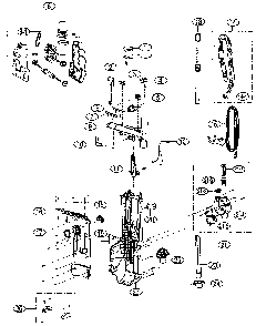 Main body Diagram and Parts List for 40139035  Samsung Upright Vacuum