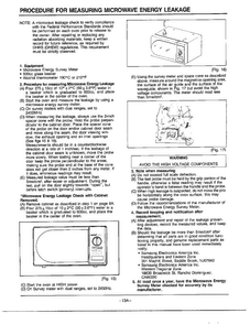 Microwave Energy Leakage Diagram and Parts List for MW2070U XAA Samsung Microwave