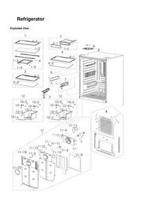 Refrigerator Parts Diagram and Parts List for RB195ABBP XAA-00 Samsung Refrigerator