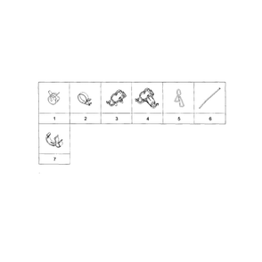 Small Diagram and Parts List for WA56H9000AW A2-0001 Samsung Washer
