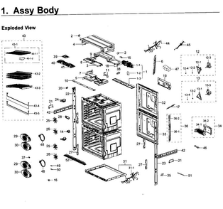 Part Location Diagram of DG61-01089A Samsung Bracket b