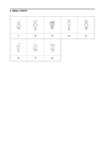 Small Parts Diagram and Parts List for DV22K6800EW A1-11 Samsung Dryer