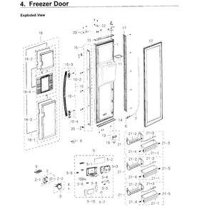 Part Location Diagram of DA62-01368D Samsung PIPE-WATER LINE;-,PB(413