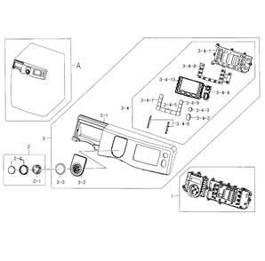 Part Location Diagram of DC64-01884A Samsung Decoration